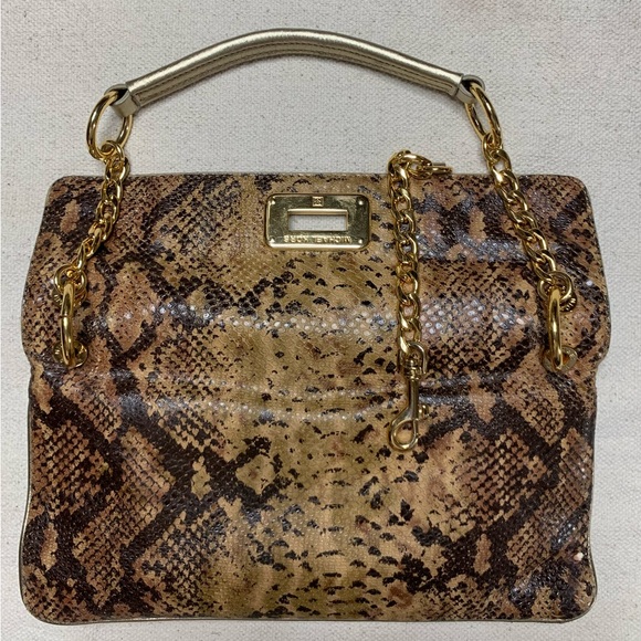 Michael Kors Snake Print Clutch - Picture 5 of 16